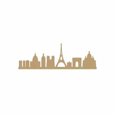 PARIS AVEC BANDE MDF 3 MM