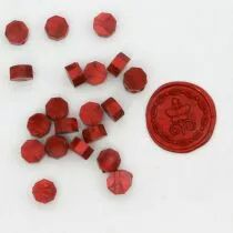 Pastilles de cire : Rouge feu