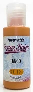 Peinture acrylique Fresco Finish translucide tango - orange