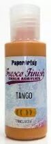 Peinture acrylique Fresco Finish translucide tango - orange