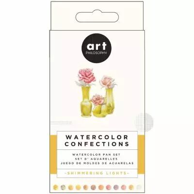 PEINTURES AQUARELLES - Watercolor Shimmering Lights