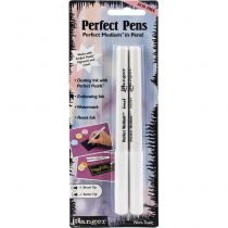 Perfect Medium Pens Clear, Bullet & Brush Tips