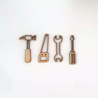 PETIT LOT EMBELLISSEMENTS BOIS - BRICOLAGE