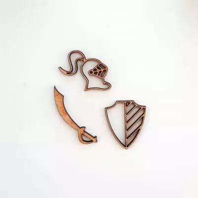 PETIT LOT EMBELLISSEMENTS BOIS - CHEVALIER