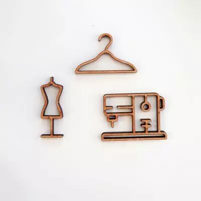 PETIT LOT EMBELLISSEMENTS BOIS - COUTURE