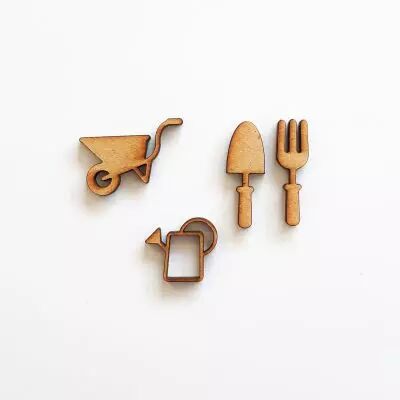 PETIT LOT EMBELLISSEMENTS BOIS - JARDINAGE