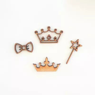 PETIT LOT EMBELLISSEMENTS BOIS - PRINCESSE