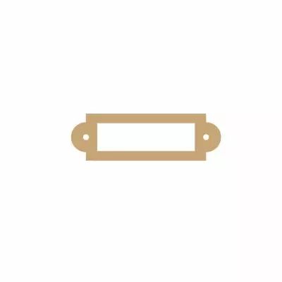 PETIT PORTE ETIQUETTE VIDE