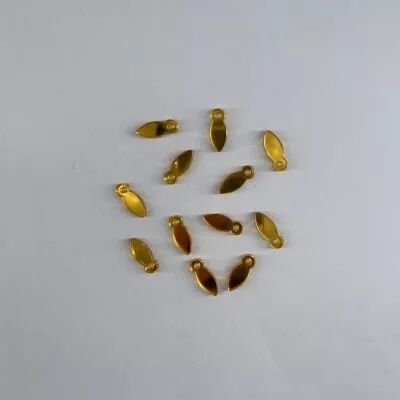 PETITE FLIPETTE EN PLEXI 3MM OR JAUNE