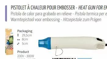 PISTOLET A EMBOSSER