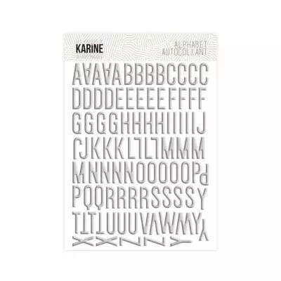 Planche alphabet Au Pays Magique - silver