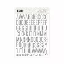 Planche alphabet Au Pays Magique - silver