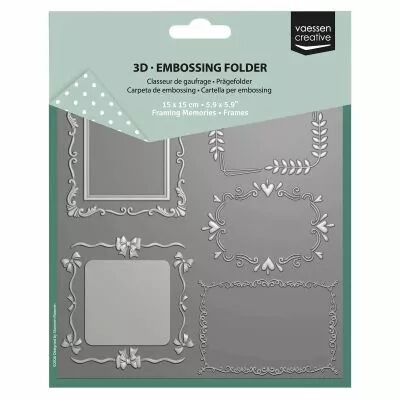 Plaque � embosser 3D Cadres D�coratifs 15x15cm