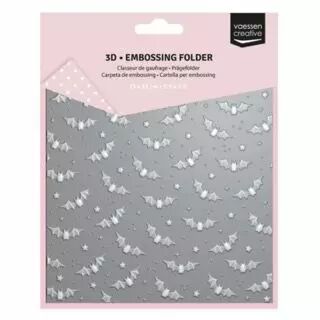 PLAQUE A EMBOSSER 3D CHAUVES-SOURIS