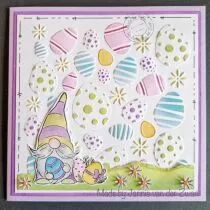 PLAQUE A EMBOSSER 3D �ufs de P&acirc;ques 15x15cm
