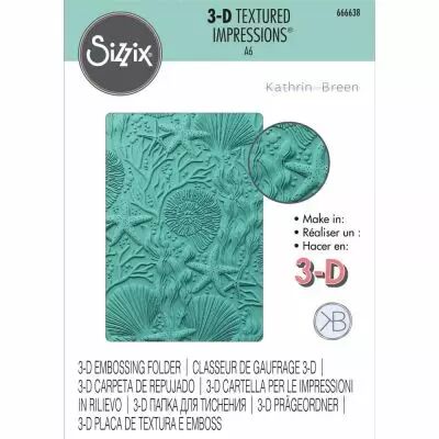 Plaque � embosser 3D Textured Impressions Under The Sea