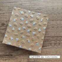 Plaque &agrave; embosser anniversaire 