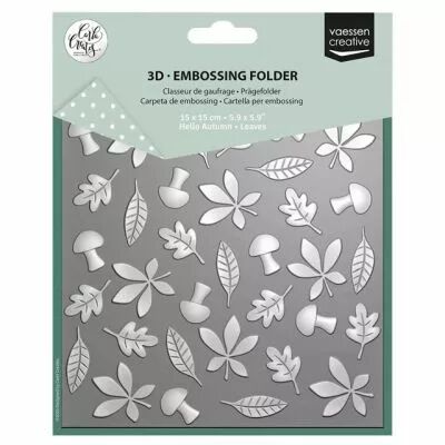 Plaque � embosser automne