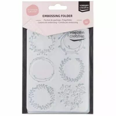 PLAQUE A EMBOSSER COURONNES