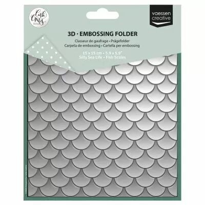 Plaque � embosser �cailles de poisson