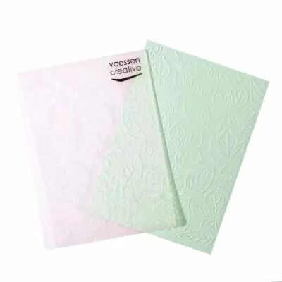 PLAQUE A EMBOSSER FEUILLAGES