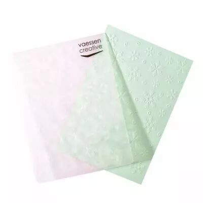 PLAQUE A EMBOSSER FLOCONS