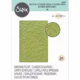 PLAQUE A EMBOSSER Multi-Level FEUILLES D�LICATES