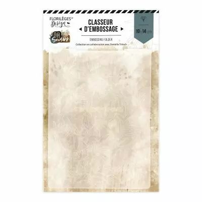 Plaque d\'embossage TAPIS DE FEUILLES