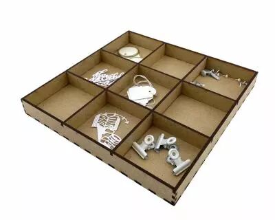 PLATEAU 20 X 20 X 2,6 CM - 9 CASES