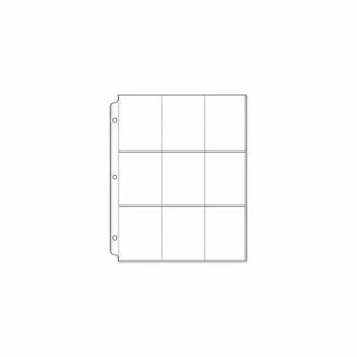 POCHETTES PERFOREES POUR ALBUM 8.5x11 Baseball Card