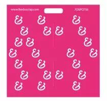 Pochoir - duo esperluette