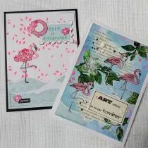 Pochoir \ bi-motifs\  fleurettes