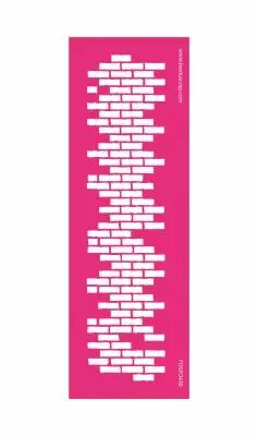 POCHOIR 10x30 MUR DE BRIQUES VERTICAL