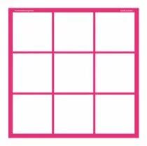 POCHOIR 30x30 CM CARRÉ AVEC CARRÉS