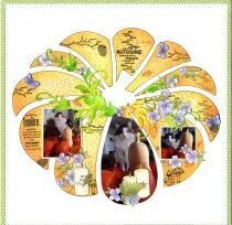 POCHOIR 30x30 CM CITROUILLE