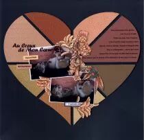 POCHOIR 30x30 CM COEUR AVEC 8 CAMEMBERTS