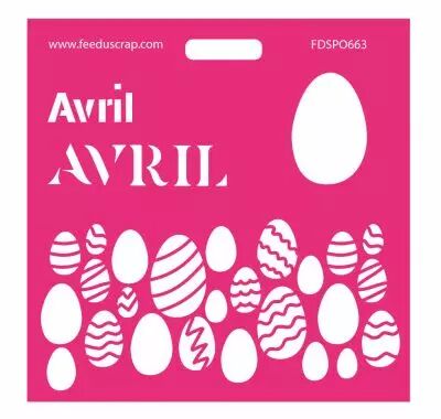 Pochoir avril