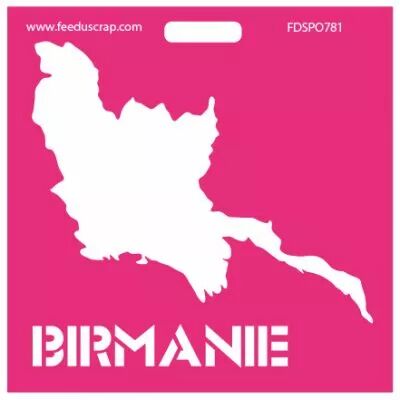 Pochoir Birmanie