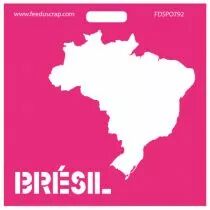 Pochoir Br&eacute;sil