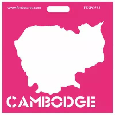 Pochoir Cambodge