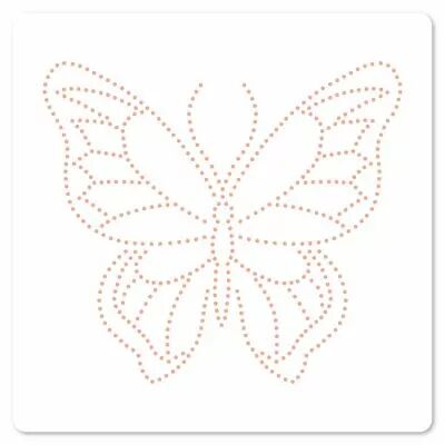 Pochoir de piercing PAPILLON FLOTTANT