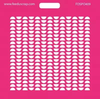 POCHOIR DEMI-CERCLES