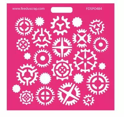  POCHOIR ENGRENAGES