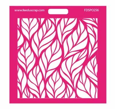 POCHOIR FEUILLES 6