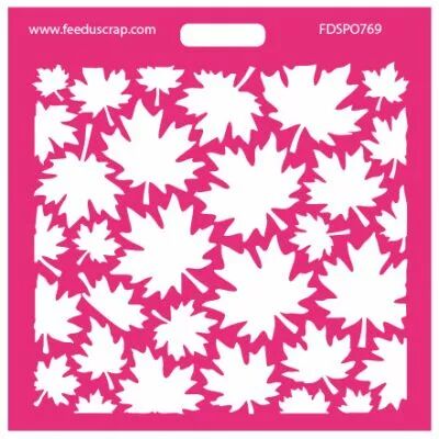 Pochoir feuilles d\'�rable