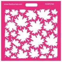 Pochoir feuilles d\'�rable