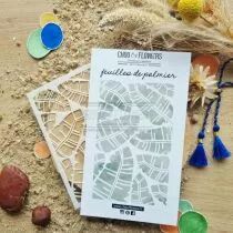 POCHOIR FEUILLES DE PALMIER