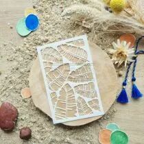 POCHOIR FEUILLES DE PALMIER