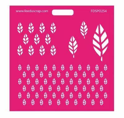 POCHOIR FEUILLES