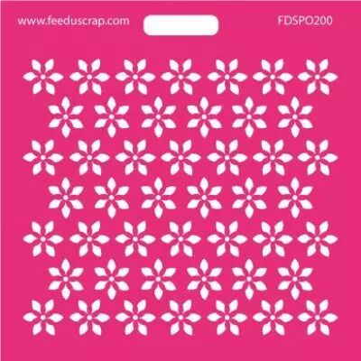 POCHOIR FLEURS 1